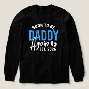 Camiseta Triblenda Papá Est 2026 Ascendido a Papá 2026 Padre 2026