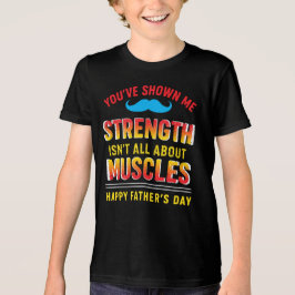 Camiseta Triblenda "Papá: Fuerza Silenciosa, Gran Impacto"