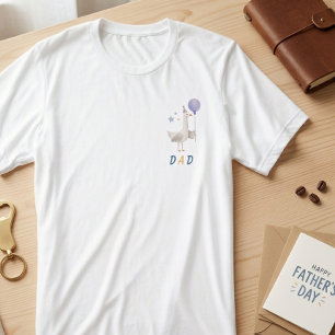 Camiseta Triblenda Papá Ganso Tonto Cumpleaños Lavanda Padre gif