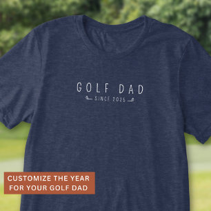 Camiseta Triblenda Papá Golfista Día del Padre Año Personalizado Mode