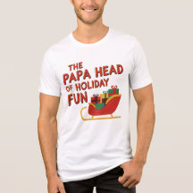 Papa Head of Holiday Fun Navidades