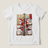 Papá Noel comiendo Ramen | Cena divertida de Navid