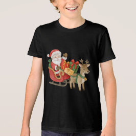 Camiseta Triblenda Papá Noel de dibujos animados