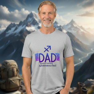 Camiseta Triblenda Papá sagitario - divertido