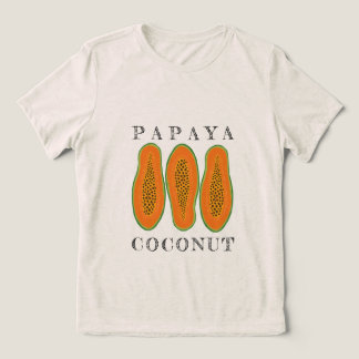 Camiseta Triblenda Papaya Jugosa Coco