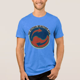 Camiseta Triblenda Par de Acción-Reacción, Regalo Divertido de Física