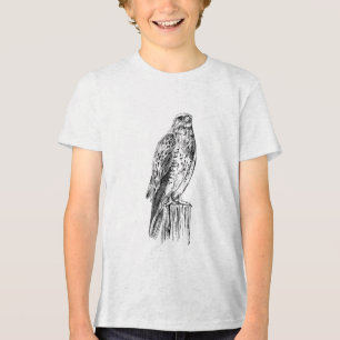 Camiseta triblenda para jóvenes halcón peregrino