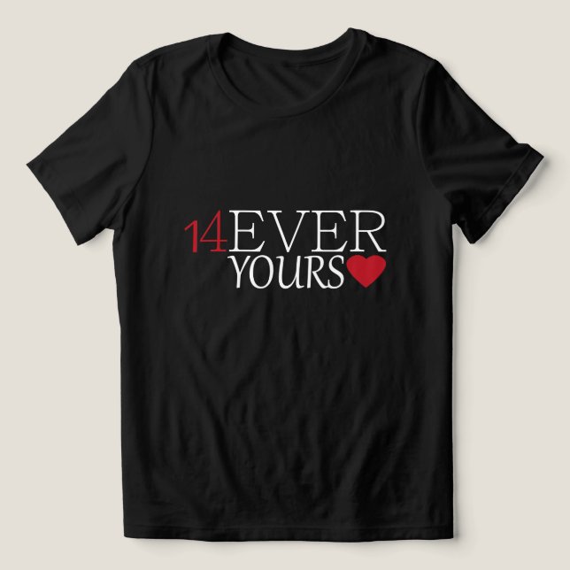 CAMISETA TRIBLENDA PARA SIEMPRE (Diseño delantero )