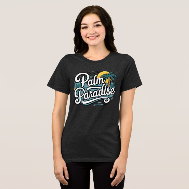 Camiseta Triblenda "Paraíso de Palma" (Anverso Completo )
