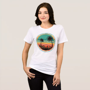 Camiseta Triblenda Paraíso tropical retro vintage