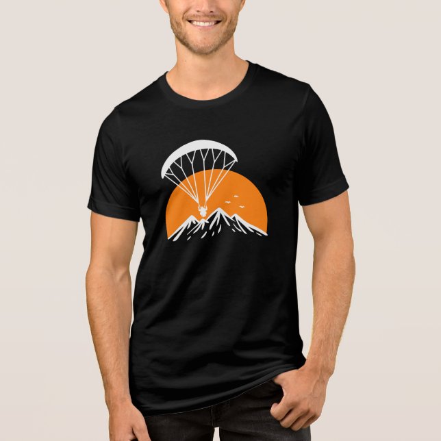 Camiseta Triblenda Paramotor Retro Vintage (Anverso)