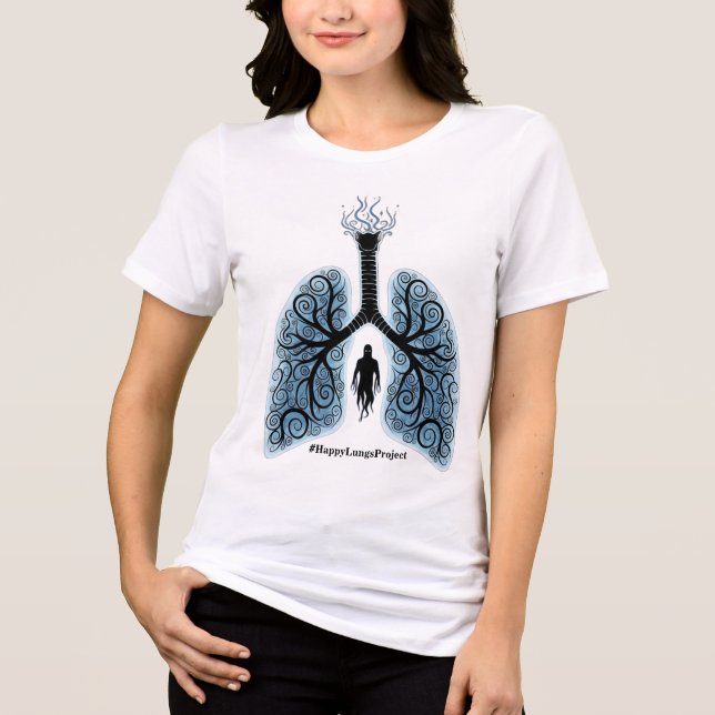 Camiseta Triblenda Paranormal Happy Lungs Project Fundraiser Shirt v5 (Anverso)