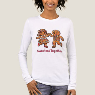 Camiseta Triblenda Pareja de pan de jengibre lindo más dulce juntos N