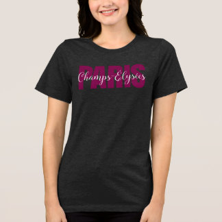 Camiseta Triblenda París - Campos Elíseos - Elegante diseño personali
