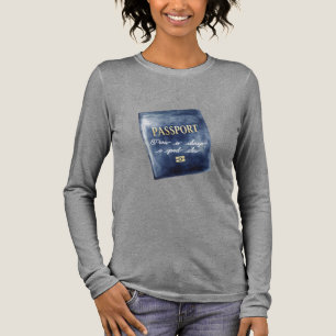 Camiseta Triblenda París es siempre una buena idea pasaporte azul