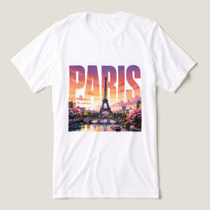 Camiseta Triblenda París Francia Viaje Ciudad de la Luz Atemporal