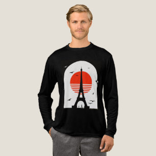 Camiseta Triblenda Paris Sunset Silhouette