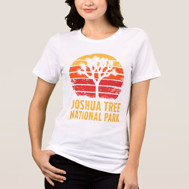 Camiseta Triblenda Parque nacional Árbol de Joshua (Anverso)