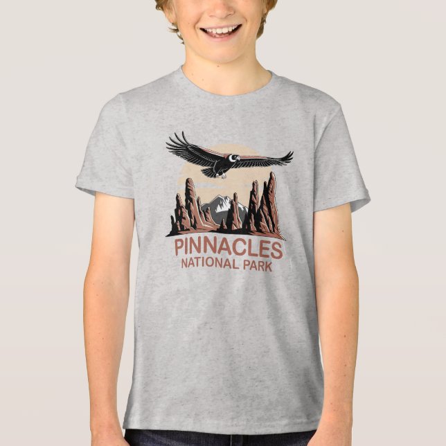 Camiseta Triblenda Parque nacional de Pinnacles (Anverso)