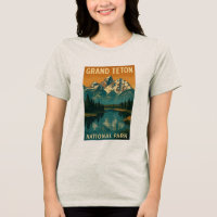 Parque Nacional Grand Teton Insignia Vintage
