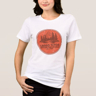 Camiseta Triblenda Parque Nacional montañas Grand Teton Wyoming