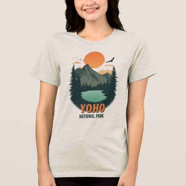 Camiseta Triblenda Parque nacional Yoho (Anverso)