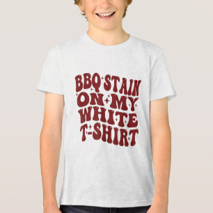 Camiseta Triblenda Parrilla De Barbacoa En My White Tee Funny Retro B