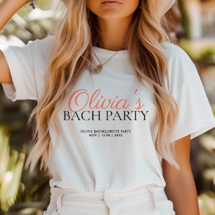 Camiseta Triblenda Partido de la Bachelorette de Guión Moderno