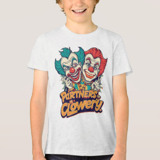 Camiseta Triblenda Partners in Clowery (Funny Clown Pun)