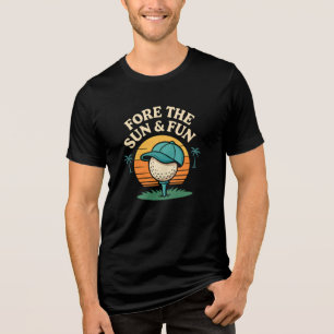 Camiseta Triblenda Pase el gorro de golf Sun & Fun Guay