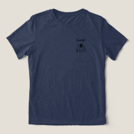 Camiseta Triblenda 'Paseador de Perros' Minimalista Encantador Person