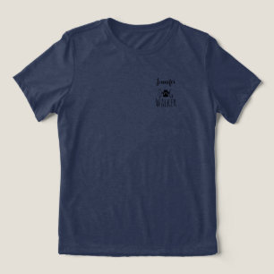 Camiseta Triblenda 'Paseador de Perros' Minimalista Encantador Person