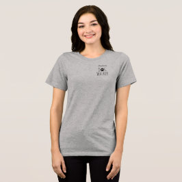 Camiseta Triblenda 'Paseador de Perros' Minimalista Encantador Person