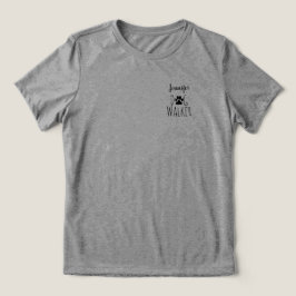 Camiseta Triblenda 'Paseador de Perros' Minimalista Encantador Person