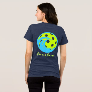 Camiseta Triblenda Pasear por la ola de pickleball con paz