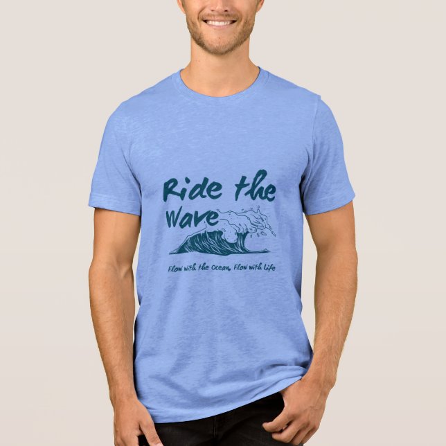 Camiseta Triblenda Pasear por la ola - Resiliencia en movimiento (Anverso)