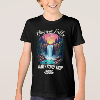 Camiseta Triblenda Paseo en Niagara Falls Vacaciones Familiares Viaje