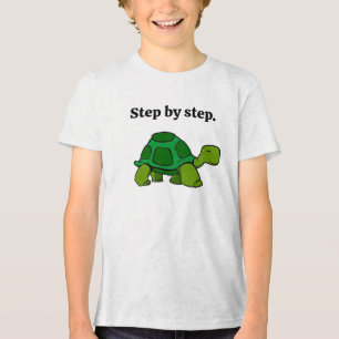 Camiseta Triblenda Paso a paso Tortuga Personalizado, ganadora persis