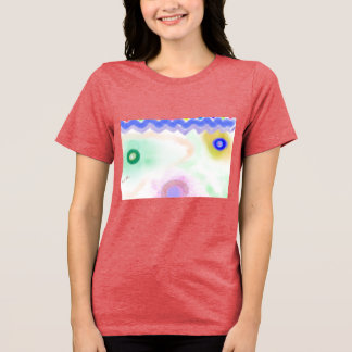 Camiseta Triblenda Pastel Galaxies Impressionist Art Women's T-Shirt
