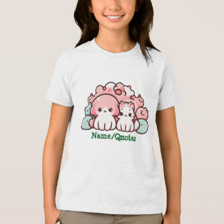 Camiseta Triblenda Pastel Kawaii Pets Illustration Cute Animals