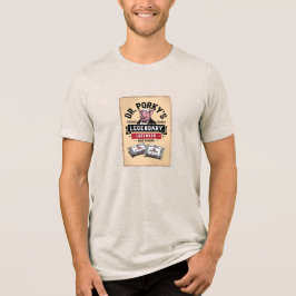 Camiseta Triblenda Pastillas con sabor a jamón de Dr. Porky (Ficticio