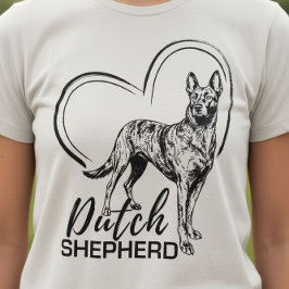 Camiseta Triblenda Pastor Holandés -Hollandse Herdershond