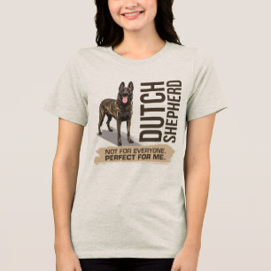 Camiseta Triblenda Pastor Holandés -Hollandse Herdershond