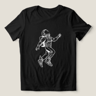 Camiseta Triblenda Patadas Espaciales: Vuelo de Astronauta Alado
