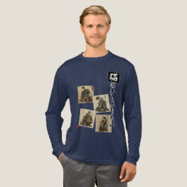 Camiseta Triblenda "Patas de gato" Arte japonés de gatos
