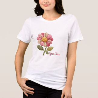 Camiseta Triblenda Patchwork Blume im Landhausstil