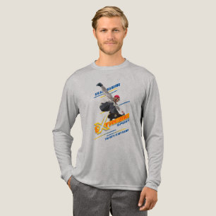 Camiseta Triblenda Patinador de Skate Extremo Retro   Hombre Manga La