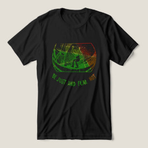 Camiseta Triblenda Patinar en línea Be Just and Fear Not