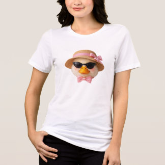 Camiseta Triblenda Patito Genial de Verano con Gafas de Sol