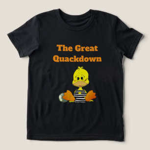 Camiseta Triblenda Pato Divertido de la Gran Quackdown en la Cárcel